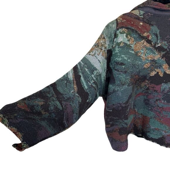 Vintage Tapestry Blanket Jacket - Picture 4 of 12